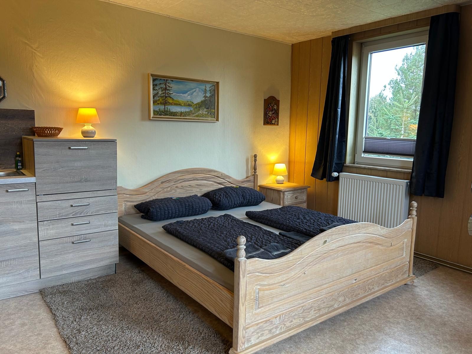 Gästezimmer mit Doppelbett