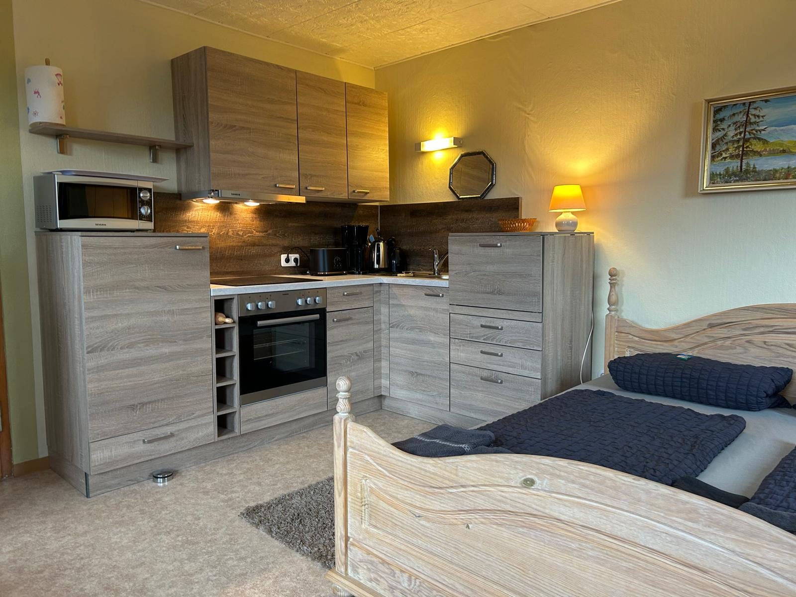 Eigene Küchenzeile im Gästezimmer