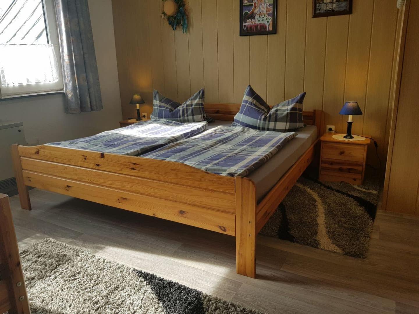 Schlafzimmer der Ferienwohnung