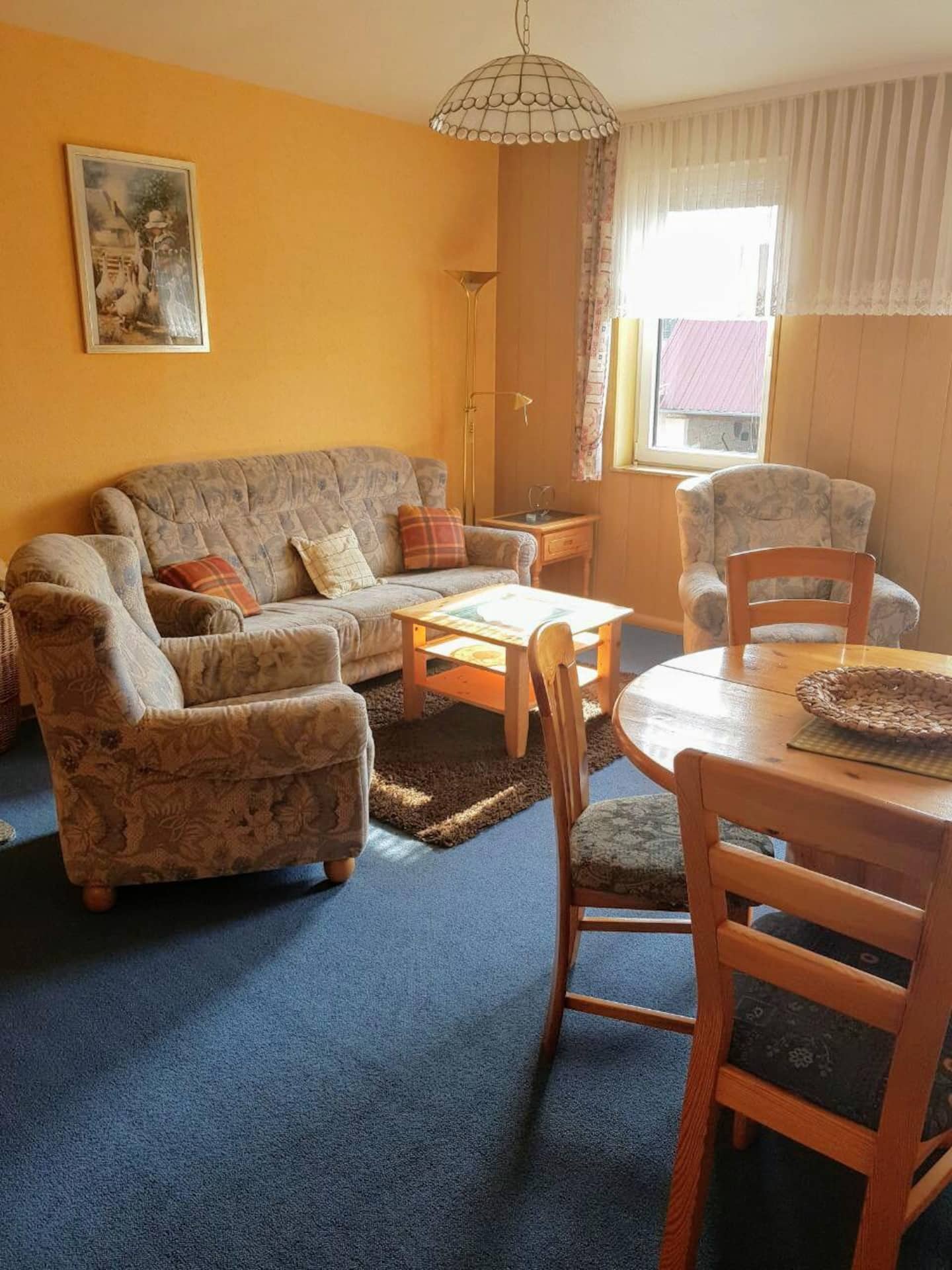 Wohnzimmer der Ferienwohnung